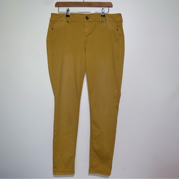 Maurices Denim - Maurices Golden Yellow/Mustard Pants Large Regular